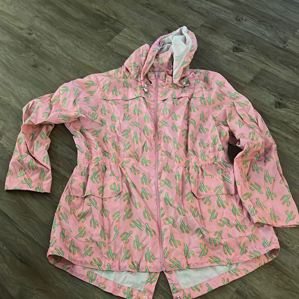 Cactus raincoat Plus size
